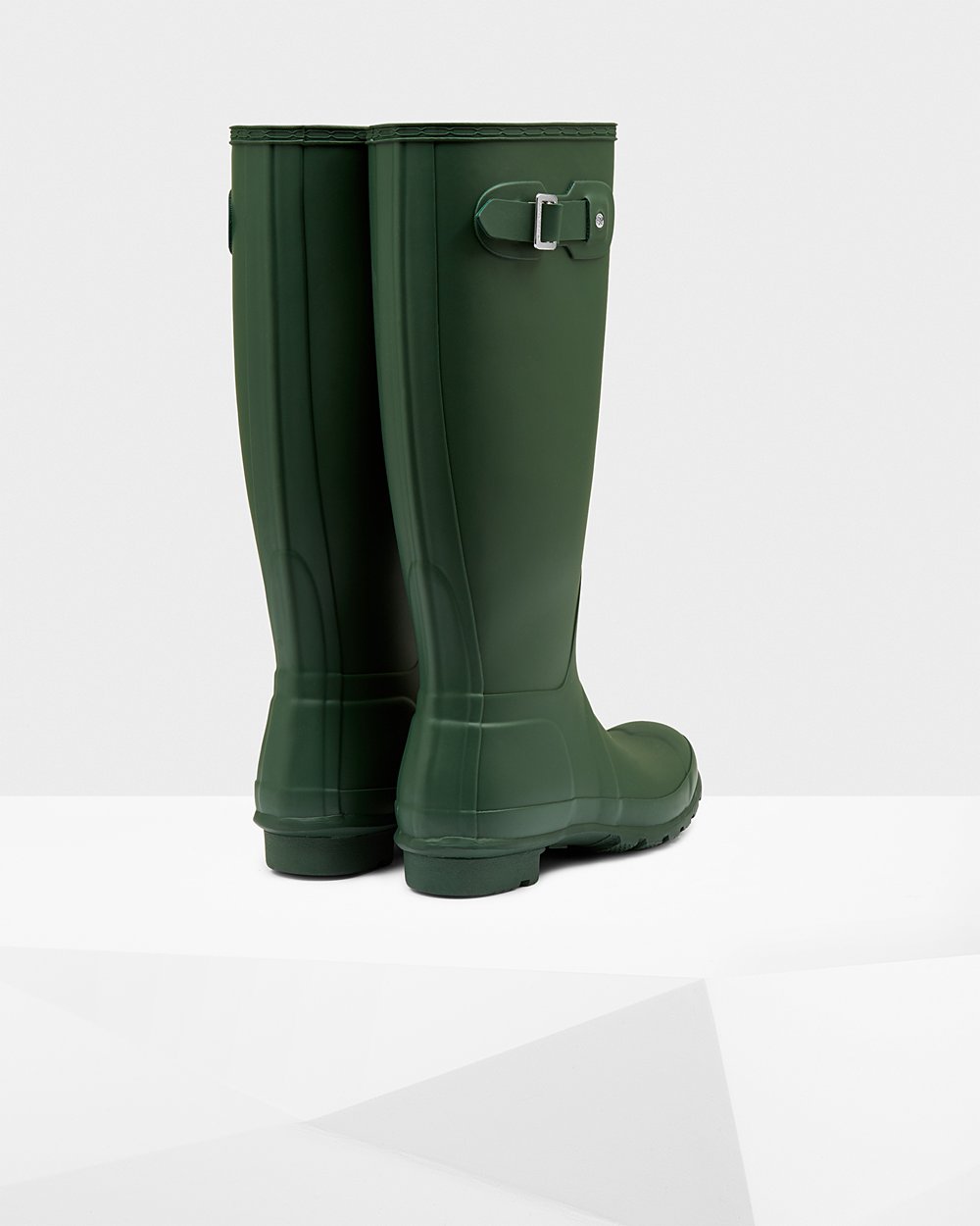 Hunter Mujer Original - Botas de Lluvia Verde - 701-AQBKXJ